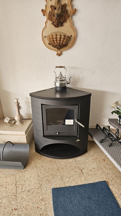 Salamandra a lenha de canto Bronpi