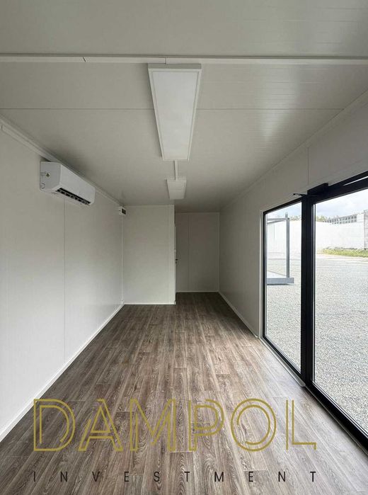 GOTOWY pawilon/kontener 7x3 usługowy handlowy biurowy ogrodowy leasing