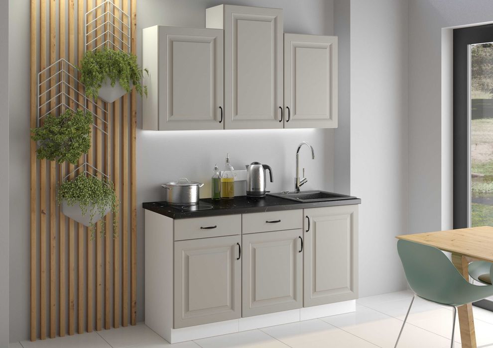 Nowy zestaw mebli kuchennych kuchnia KLEO MDF styl Angielski Frezowany