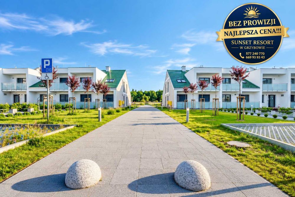 Sprzedaż apartamentów nad morzem SUNSET RESORT w Grzybowie Sunset Resort | 45,34 m² | 2 pokoje | duży balkon 15,7 m² | stan deweloperski