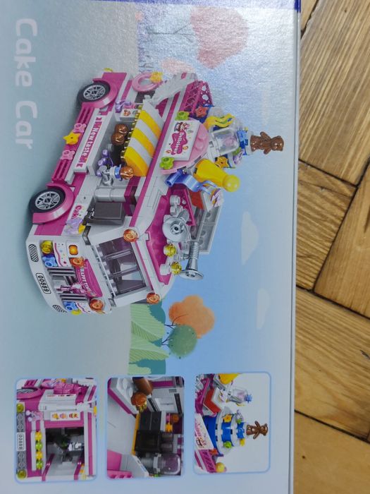 Розовый фургон Cake Car (Конструктор Zhe Gao 00889)