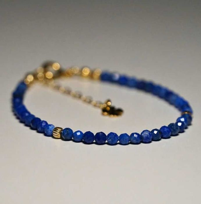 Bransoletka Szczęścia Lapis Lazuli 3mm 2 rozmiary