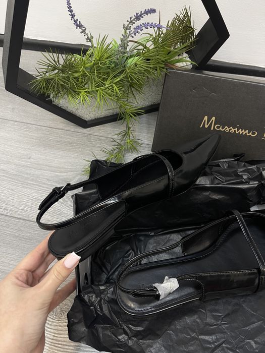 Лодочки Massimo Dutti чорні