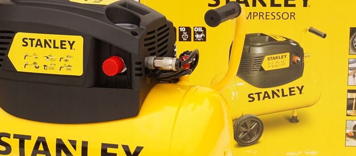 Stanley Kompresor Bezolejowy Sprężarka 24l 10bar