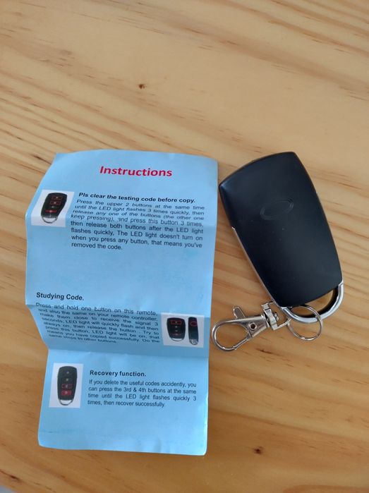 Controlo remoto garagem portões 433 mhz