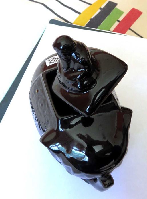 Для сахара или чая декоративная емкость: "Всадник на слоне"