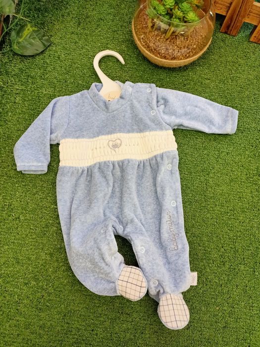 Babygrow veludo bebé menino
