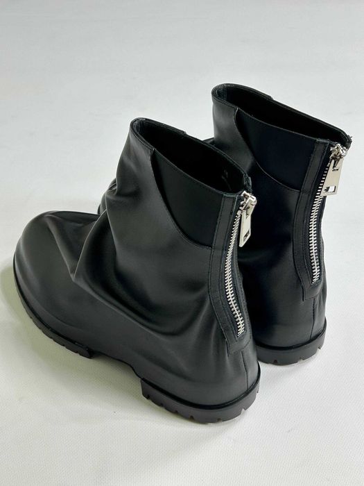 424 MARATHON BOOT back zip черевики чоботи чорні ботинки черные black