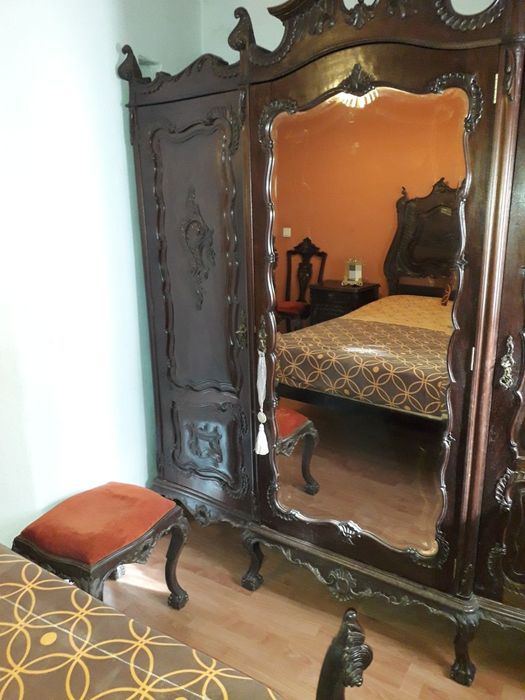 Mobília quarto casal completa estilo D. João V