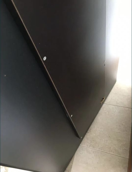 Espelho em madeira folheada a Ébano