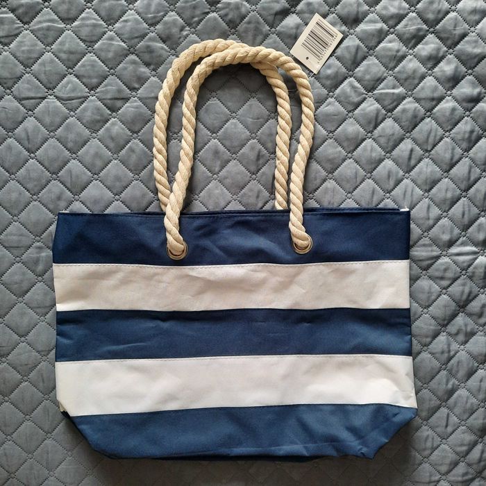 torba plażowa w paski