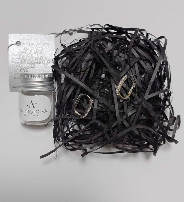 Сережки срібні Andronova