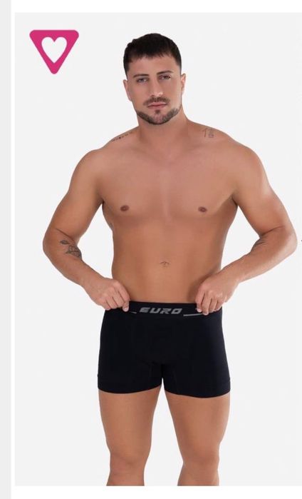 Cueca boxer confortável e sem costuras
