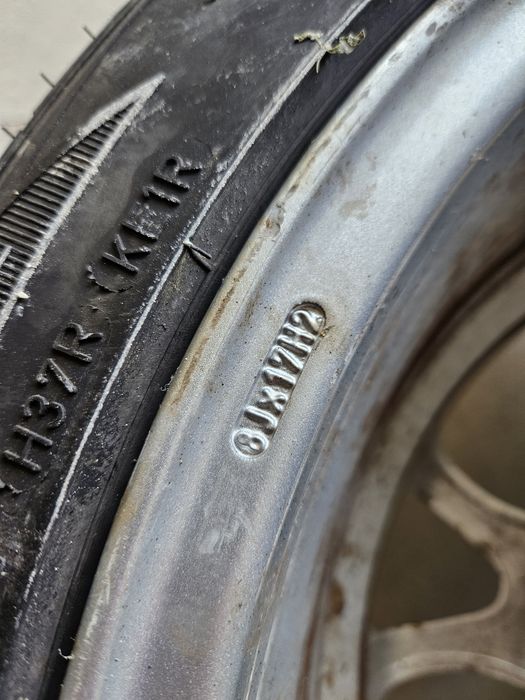 Jantes RH Originais R17 5x100 c/pneus