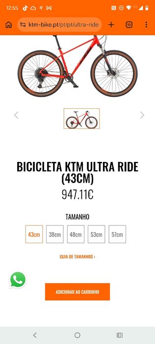 Bike KTM Ultra Ride "29"