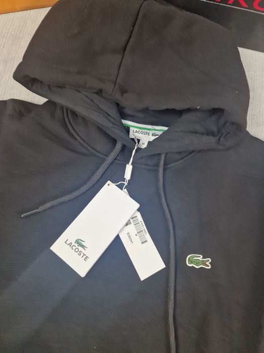 Męska bluza z kapturem Lacoste mały znaczek kolory premium M-XXXL
