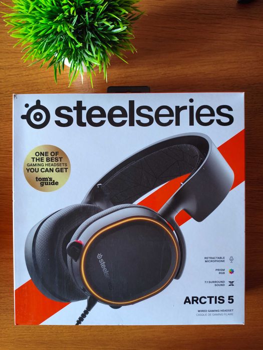 SteelSeries Arctis 5 – Headset Gaming RGB com Som 7.1