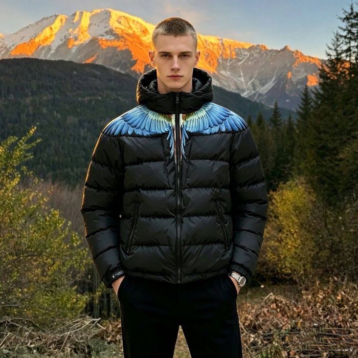 Пуховик Marcelo Burlon | marcelo burlon | пуховик марсело бурлон