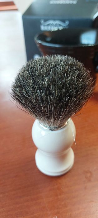 zestaw do golenia pędzel i porcelanowa miseczka #Barber# maszynka NOWE