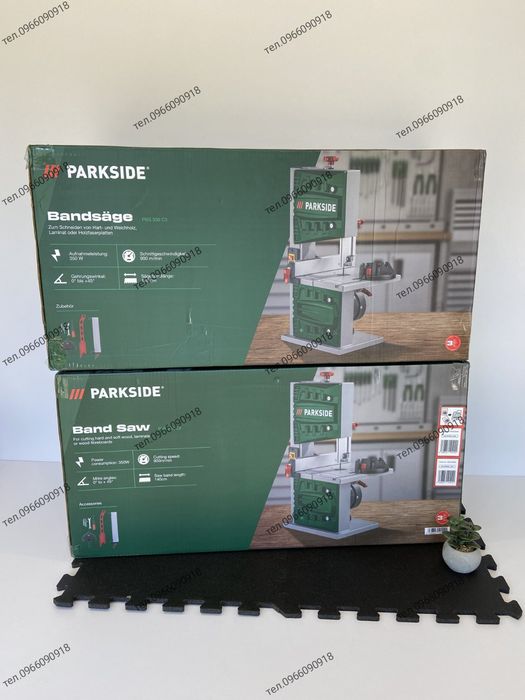 Лєнточна, стрічкова, лєнточная пила по дереву Parkside Німеччина