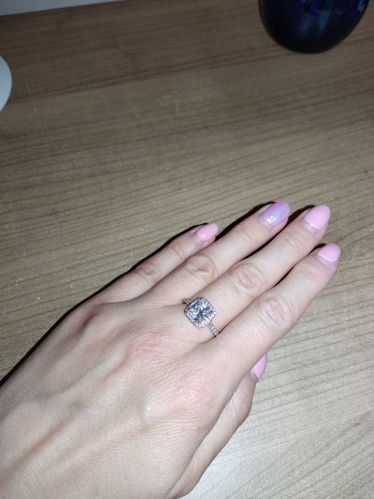 Pierścionek Gabriela Avon pokryty platyną, rozmiar 10