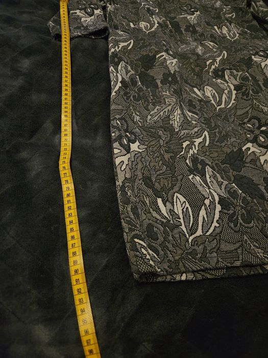 Sukienka szara we wzor kwiat rozmiar 36