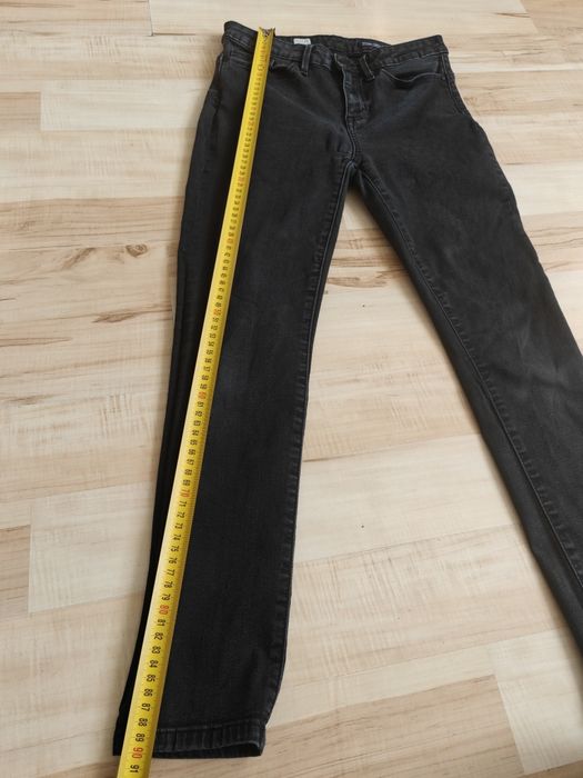Tommy Hilfiger jeansy damskie spodnie czarne 29/30 M jegging fit