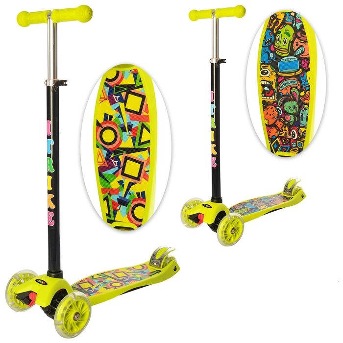 АКЦІЯ! Самокат дитячий триколісний JR 3-055-GR1 Зелений