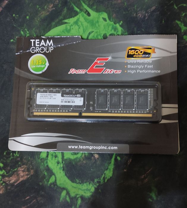 DDR 3 1600 4ГБ оперативна пам'ять для ПК