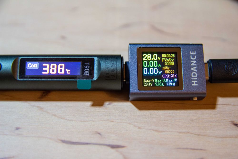 +2 Жала С245! ОРИГІНАЛ! ALIENTEK T90-B розумний паяльник 140W|100C-450°C USB-C|Жало 245 флюс припій Mechanik Блок живлення FMCHIP 140W, Baseus 140W