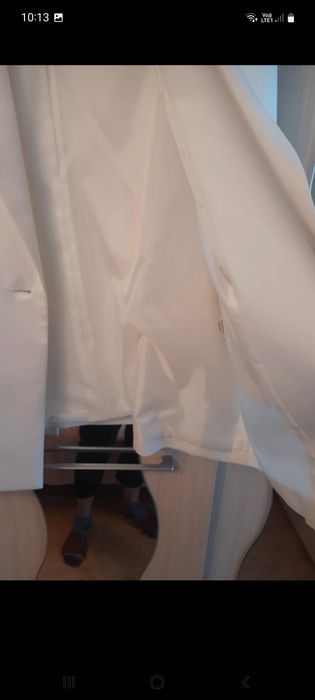 Garnitur biały elegancki L