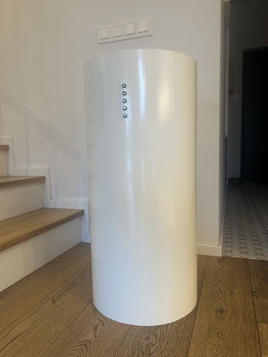 Okap tuba przyscienny VDB Stil biały Nowy