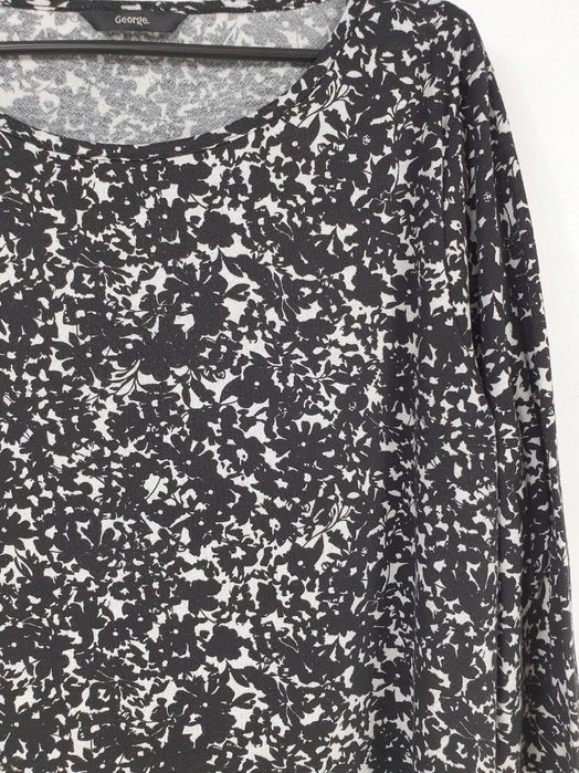 Sukienka w kwiaty prosta George 44 XXL 16