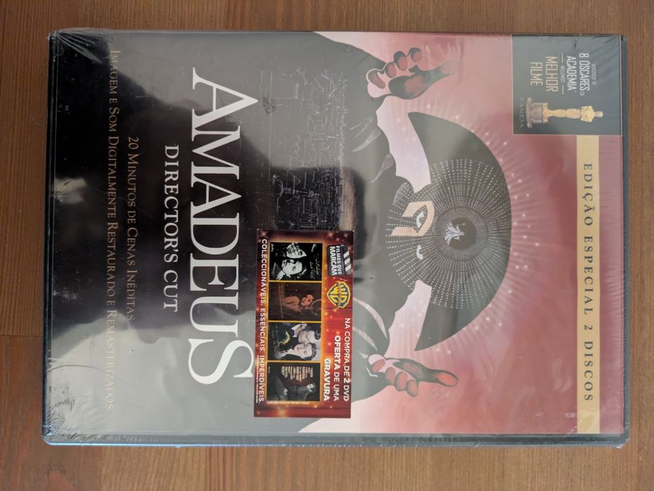 DVD NOVO e SELADO Edição Especial 2 Discos - " Amadeus " 1984