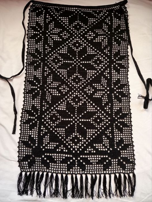 Вʼязаний фартух(припинда)