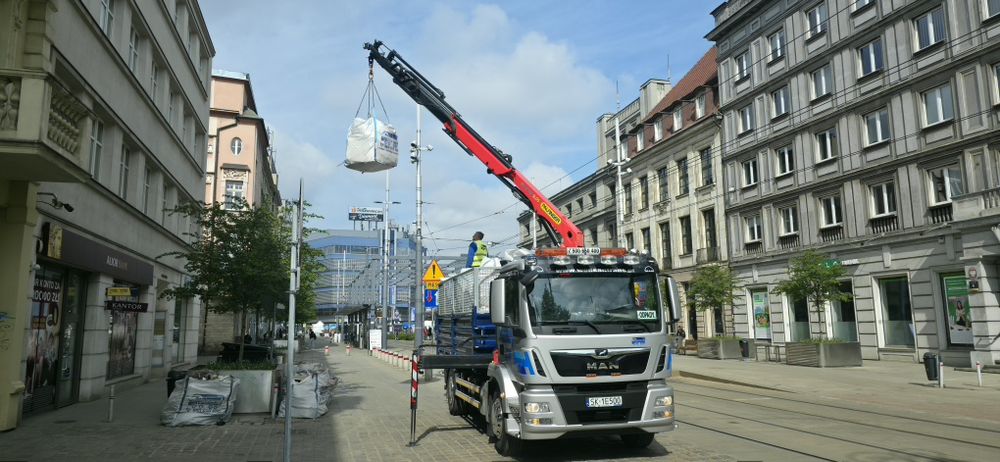 BIG-BAG worek kontener wywóz gruz meble odpady budowlane śmieci remont