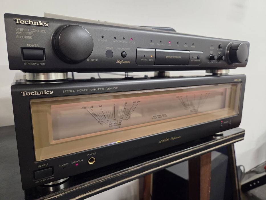 Wzmacniacz Technics SE-A1000 przedwzmacniacz SU-C1000