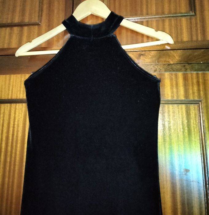 Vestido Comprido de Veludo