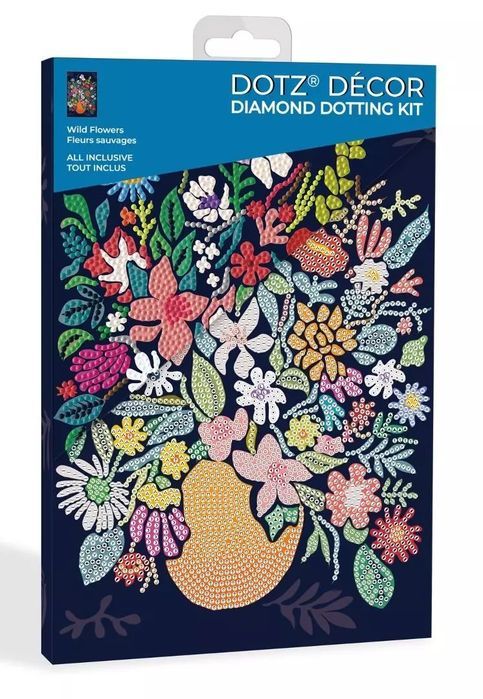 Diamond Dotz - Adults Wild Flowers. Diamond Dotz