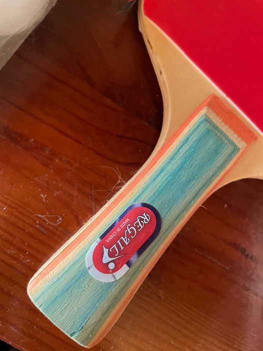 conjunto de raquetes e bolas para ping pong