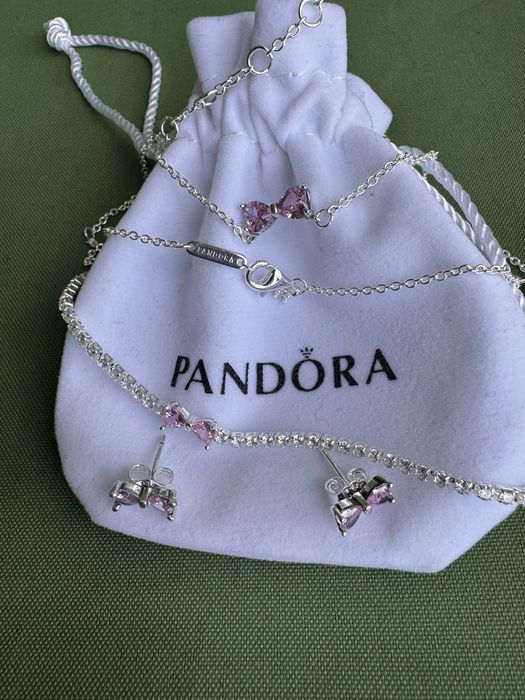 Комплект. Сережки | Підвіска | Браслет. 925 проба. Найкращий подарунок