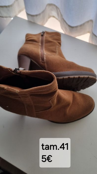 Botins e sapatos mulher em bom estado