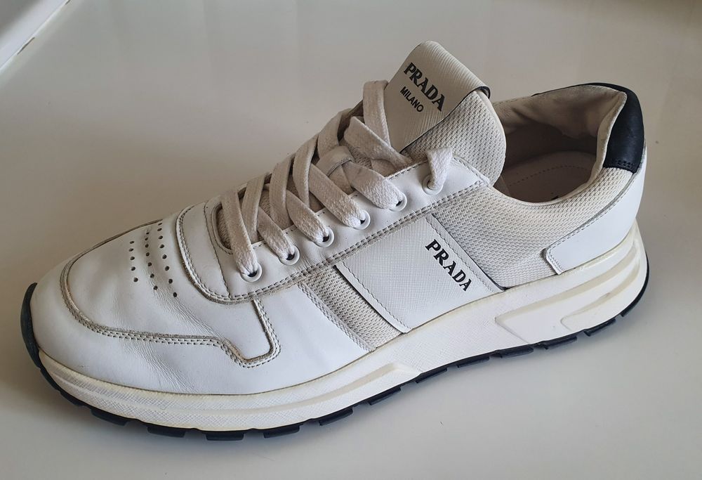 PRADA MILANO roz. 42 skóra naturalna made in Italy premium