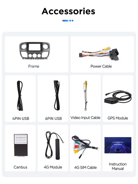 Radio nawigacja Renault MASTER Opel MOVANO NAVI GPS Android