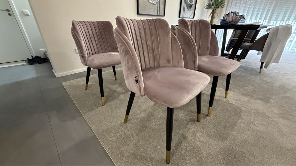 Conjunto de 4 cadeiras para mesa de jantar