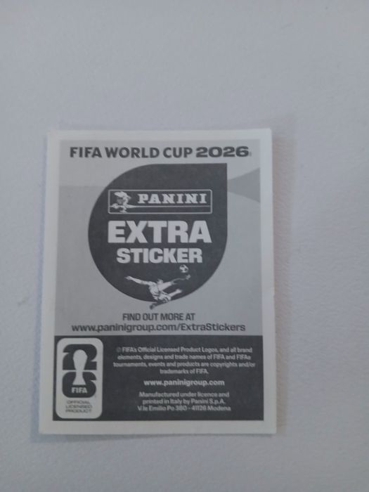 Cristiano Ronaldo Extra Sticker 2026 – Possível último Mundial