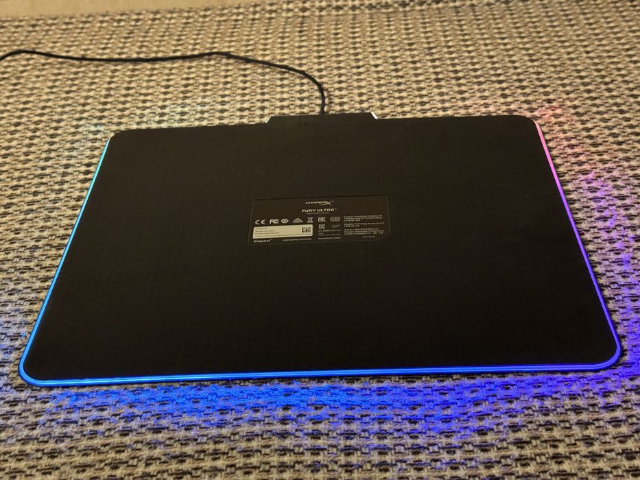 Kingston HyperX Fury Ultra Gaming Mouse Pad RGB