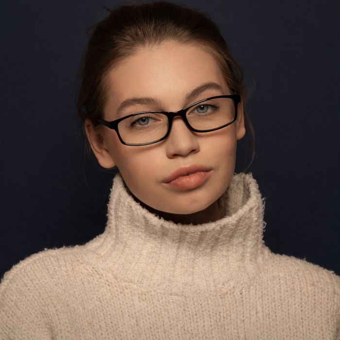 Damskie okulary do czytania +2.0 czarne havana filtr światła