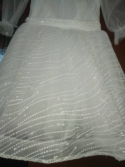 Святкова,нарядна,біла сукня,плаття р.122-128; нарядное платье 5-6лет