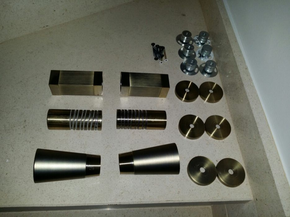 Terminais para Cortinados + Suportes
